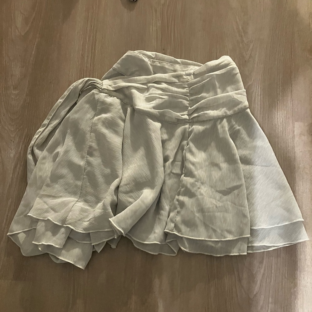 Aerie Cream Mini Skirt